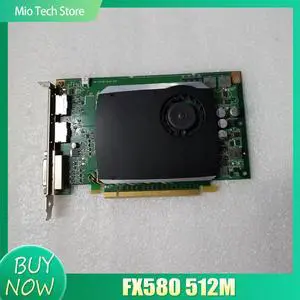 Original For  FX580 512M professional graphics card with dual DP support and 2K high-definition medical card
