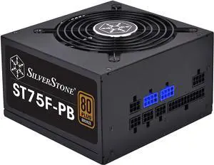 SilverStone Technology 750 Watt ATX Power Supply 80 Plus Bronze with 100% Modular Cable Design ST75F-PB