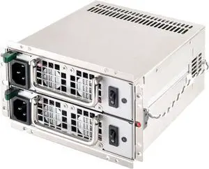 SilverStone Technology Gemini 400+400W PS2 Mini Redundant Power Supply 80 Plus Silver PS-GM400-S