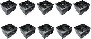 Apevia CAPTAIN550-10 ATX Power Supply with All Black Cables (10-pk)