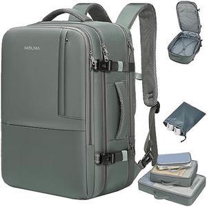 MOLNIA 3 in 1 Laptop Backpack, 17.3 inch Computer Bags for Men, Grey