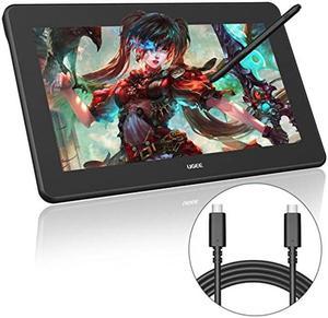 Ugee Drawing Tablet S640 Digital Graphics Pad with Battery-Free Stylus Tilt Function 8192 Pressure Sensitivity 10 Express Keys Pen Tablet For.