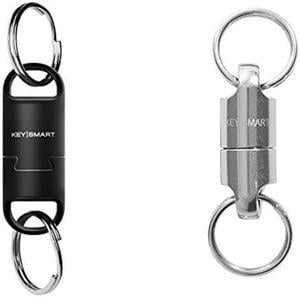 KeySmart MagConnect Magnetic Keychain - Black