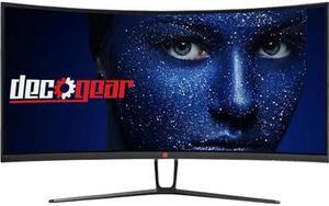 Deco Gear 35" Curved Gaming Ultrawide Monitor, 3440x1440, 120hz, 1ms MPRT, 21:9, 99% sRGB