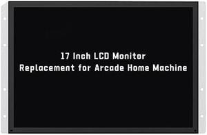 UNICO 17 Inches Arcade Screen with 43 Ratio HD Replaceable Arcade Monitor Support CGA EGA HDMI or VGA Inputs for SNK MVSX ARCADE 1UP Creative