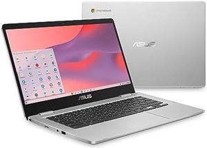 ASUS Chromebook C424 14 Full HD Notebook Computer Intel Celeron N4020 11GHz 4GB RAM 64GB eMMC Chrome OS Silver