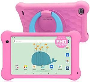 ANXONIT Kids Tablet, 7 inch WiFi Android 11 Tablet for Kid, Full HD 1920x1200 IPS Screen, 2GB RAM 32GB ROM,Kidoz Game Education Apps (Pink)