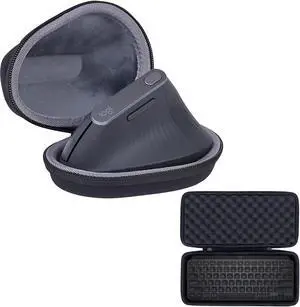 Hard Case for Logitech Vertical Ergo Mouse + MX Keys Keyboard