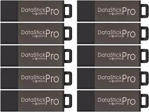 16GB DataStick Pro by Centon, 10 Pack, USB 2.0 Flash Drive Memory Stick for Storage and Backup