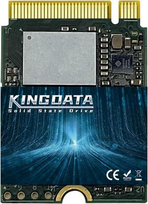 KINGDATA M.2 2230 SSD 256GB PCIe NVMe Gen 4.0X4 Internal Solid State Drive, Compatible with PS5 Steam Deck, Microsoft Surface, Ultrabook, Laptop, Desktop (M.2 2230 PCIe 4.0, 256GB)