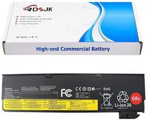 X240 68+ 48Wh Laptop Battery for Lenovo ThinkPad T440 T440s T450 T460 T470P T550 T560 X240 X240s X250 X260 X270 W550 W550s L450 L460 L470 K2450 Series 45N1124 45N1125 45N1126 45N1127 45N1128 45N1136