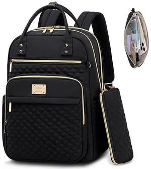 Tealari Laptop Backpack for Women,15.6 Inch Laptop Backpack for Work,Water Resistant Travel Backpack,College Bookbag with Wallet