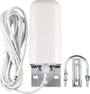 5G 4G LTE Cellular Antenna High Gain 10dBi Omni-Directional Outdoor Antenna with SMA Male Connector Cable(5M), Long Range Pole/Wall Mount Wide Band for 4G LTE Router Modem Gateway Cell Phone Cellular