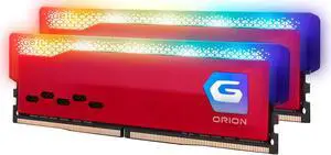 GeIL Orion RGB DDR4 RAM, 16GB GB (8GBx2) 3600MHz 1.35V XMP2.0, Intel/AMD Compatible, Long DIMM High Speed Desktop Memory, Hardcore Immersive Gaming/Multimedia Content Creation/Quality Live Streaming
