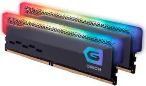 GeIL Orion RGB DDR4 RAM, 16GB (8GBx2) 3600MHz 1.35V XMP2.0, Intel/AMD Compatible, Long DIMM High Speed Desktop Memory, Hardcore Immersive Gaming/Multimedia Content Creation/Quality Live Streaming