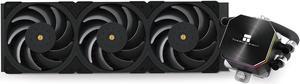 Thermalright Frozen Edge 360 Black Liquid CPU Water Cooler with 120mm PWM Fan,360 Black Cold Row Specification,Integrated Water-Cooler Heatsink for AM4/AM5,Intel LGA1700/1150/1151/1200/2011/1851
