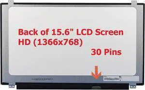 Fullcom New 15.6 inch Screen Compatible with LTN156AT39-D01 fit LTN156AT39-B01 HD 1366X768 WXGA Slim Laptop LED LCD Replacement LTN156AT39-D03