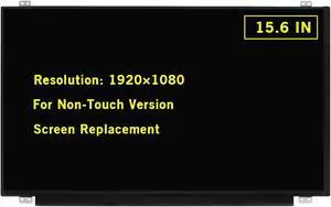 GBOLE 15.6" New Screen Replacement for NV156FHM-N46, NV156FHM-N41,NV156FHM-N42 V5.0, NV156FHM-N43 Also fit LM156LF1L02, BH156EA2S FHD 1920x1080 IPS 30Pin LED LCD Display Screen Panel