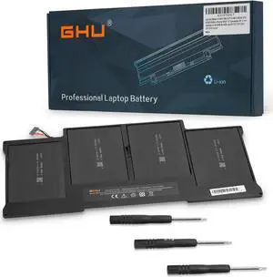 GHU A1466 Replacement Battery for MacBook Air 13 Inch A1466(mid 2012-2017) A1369(2010-2011) A1496 A1405 A1377(EMC 2925) 7.3V 50Wh 6700Mah