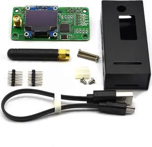 GOOZEEZOO MMDVM Hotspot Board (V1.5.2) + Antenna + OLED Display Aluminium Case MMDVM Pi Hat for Raspbery Pi 3 4 3B 3B+ Zero W Zero 2W Digital Hotspot Ham Radio(Raspberry pi not Included)