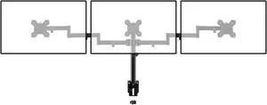 Suptek Triple LED LCD Monitor Desk Mount Heavy Duty Fully Adjustable Stand for 3 / Three Screens up to 27 inch (MD6463)