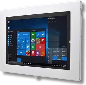 TABcare Locking Anti-Theft Security Metal Case for Microsoft Surface Pro 2 3 4 5 6 7 X Go Tablet Supports VESA, Wall Mount (Surface Pro 3/4/5/6, White)