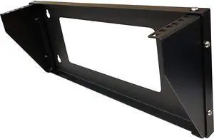 TECHTOO Wall Mount Rack 2U Vertical & Horizontal Rack 19Inch Wall Mountable Server Rack Heavy Duty Max Load 66-150 LBS Network Open Rack for Patch Panel/Data/AV/IT/Computer & Studio Equipment (2U)