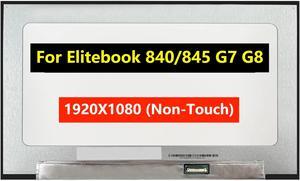 TFTcenter Screen Replacement for HP Elitebook 840 G7,845 G7,840 G8 PN M07093-001 M07092-001, M36315-001 14.0" FHD 1080P IPS LCD LED Laptop Display Panel with Tape