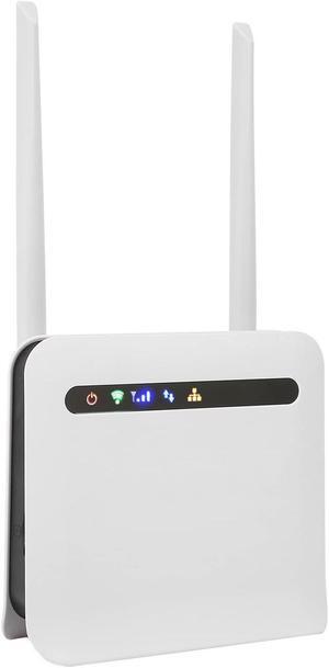 4G LTE FDD TDD SIM Card Router 4 LAN Port Outdoor CPE Router 4G LTE CPE SIM Card WiFi Router WiFi Hotspot Routers (CP9 US Plug)