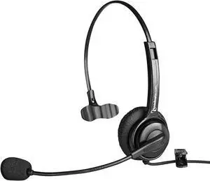 Leitner Executive Pro Overture | Premium Noise-Canceling USB On-Ear Headset for Mac & PC - Skype, Teams, Zoom | Office, Call Center, Work from Home Headset
