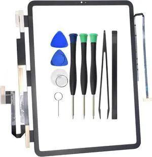 Sunrise glow Touch Digitizer Panel Glass Screen Replacement for i pad Pro 11 (2020) Black 11.0"