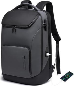 TANGCORLE Travel Backpack for Men 30L, Fits 17.3 inch Laptop Business Daypack, Casual Carry on Backpacks Flight approved for Women Grey...