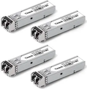 Timaxk 1.25G SFP 1000Base-SX, 850nm MMF, up to 550 Meters, LC Multi Mode 1G Fiber Transceiver Modular for Cisco, Meraki, Ubiquiti UniFi, Mikrotik, Intel, Netgear, D-Link, Qnap, Linksys and More Timaxk 1.25G SFP 1000Base-SX, 850nm MMF, up to 550 Meters, LC Multi Mode 1G Fiber Transceiver Modular for Cisco, Meraki, Ubiquiti UniFi, Mikrotik, Intel, Netgear, D-Link, Qnap, Linksys and More
