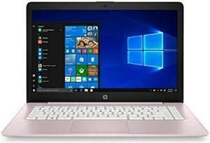 HP Stream 14 Pink - Celeron N4000-4 GB RAM - 64 GB eMMC Storage - 14" LCD - Wireless - Bluetooth - Webcam - Windows 10 S