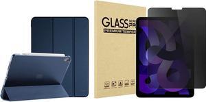 ProCase Slim Smart Cover Bundle with Privacy Screen Protector for iPad Air 4th 2020 & iPad Pro 11 2020