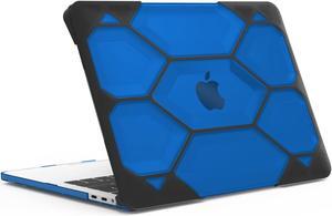 IBENZER Heavy Duty Case for 2020 2019 2018 2017 2016 MacBook Pro 13-Inch Case A2289 A2251 A2159 A1989 A1706 A1708, Protective Case for Mac Pro 13, Blue, LC-HT13-BL