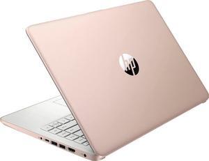HP 14" for Student and Business, HD Thin and Light Laptop, Intel Celeron N4120, 16GB RAM, 192GB Storage (64GB eMMC+5ave 128GB Flash Memory), HDMI, Wi-Fi, Chrome Os, Rose Gold