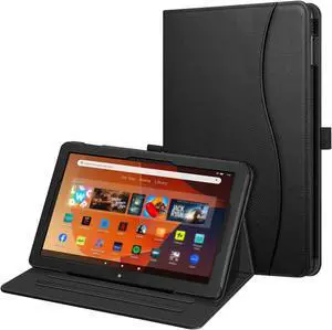 Fintie Case for All-New  Fire HD 10 Tablet (13th/11th Generation, 2023/2021 Release) - Multi-Angle Stand Cover with Pocket Auto Wake/Sleep, Black