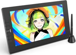 VEIKK VK1200 11.6 inch Drawing Tablet with Screen, 8192 Levels Pressure Battery-Free Pen, Tilt Function, 6 Shortcut Keys, for Artists, Students, and Beginners
