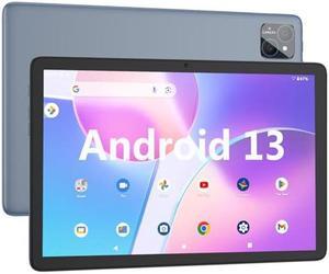 PRITOM TAB12 10 Inch Android 13 Tablet 5G WiFi, 12GB RAM(6GB Expended), 128GB ROM, 4G SIM Tablet with Octa-Core Processor, 8000mAh, HD IPS, BT, FM, Dual Cameras & Double Box Speakers, Gray