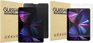 ProCase iPad Pro 11 Inch Privacy Screen Protector 2021 2020 2018 Bundle Matte Screen Protector for iPad Pro 11 Inch 2021/2020 / 2018