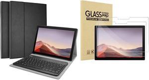 ProCase Keyboard Case for Surface Pro 7 Plus 2021 / Pro 7 2019 / Pro 6 2018 / Pro 5 2017 / Pro 4 2015 Bundle with Screen Protector for Surface Pro 7 Plus/Surface Pro 7 / Pro 6 / Pro 5 / Pro 4