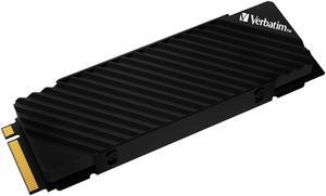 Verbatim Vi7000G 4TB SSD with Heatsink, M.2 2280 PCIe Gen4x4 NVMe 1.4 Internal SSD, Up to 7000MB/s Read, Up to 6400MB/s Write, Internal Solid State Drive for PS5, PC, Laptop, Gamers