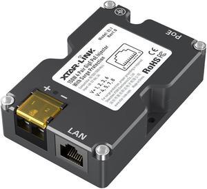 XTAR Starlink PoE Injector, 150W 4 Pair GigE PoE Injector with Surge Protection, Ideal for Starlink Internet Kit Satellite,Dishy V2 pinout 48-57V / 3A 10/100/1000M (PoE Injector)