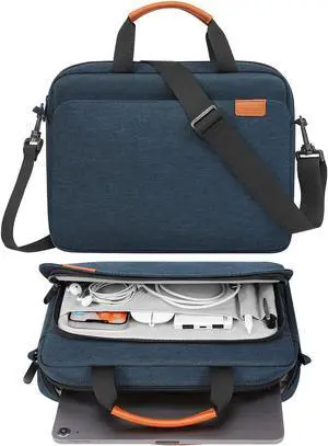 MoKo 9-11 Inch Tablet Sleeve Case, Protective Handle Shoulder Bag Fits 11inch iPad Air M3, iPad A16 2025, 10/9/8/7th 10.2, iPadPro 11, Tab S8/S9 11", Surface Go 2/3 10.5, Indigo