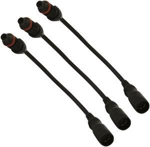 Voyager 31100041 Pack of 3 CRT to LCD Monitor Cable, Adapts an Older Weldex 5-pin Connection to a CEC Connection, Weldex 5-pin Female to 4-pin Round Male