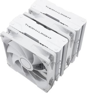 Thermalright Peerless Assassin 120 CPU Air Cooler, 6 Heat Pipes, Dual 120mm TL-C12W PWM Fan,Aluminium Heatsink Cover, AGHP Technology, for AMD AM4/Intel LGA 115X/1851/1200/2066/2011/1851 (PA120 White)