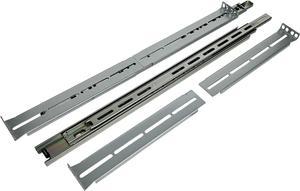 Rackmount Sliding Rails - Kit for 1U-4U Chassis (Adjustable 18" to 25" Depth) 2 or 4 Post Mount Sliders for Server Case (Compatible with Any Standard Rack, Cabinet, Computer Enclosure) Tupavco TP1811