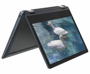 Lenovo 2022 Flex 3 Chromebook 11.6" HD (1366 x 768) Touchscreen 2-in-1 Laptop, Mediatek MT8183 up to 2 GHz, 8 Cores, 4GB RAM, 64GB eMMC, 802.11AC WiFi, Bluetooth, Abyss Blue, Chrome OS, EAT Cloth