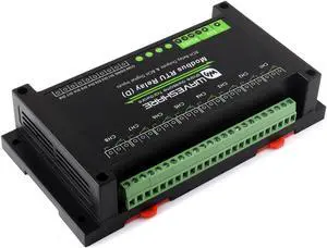 Waveshare Industrial Modbus RTU 8-Ch Relay Module (D) with Digital Input and RS485 Interface, Multi Isolation Protection Circuits, 7~36V Power Supply